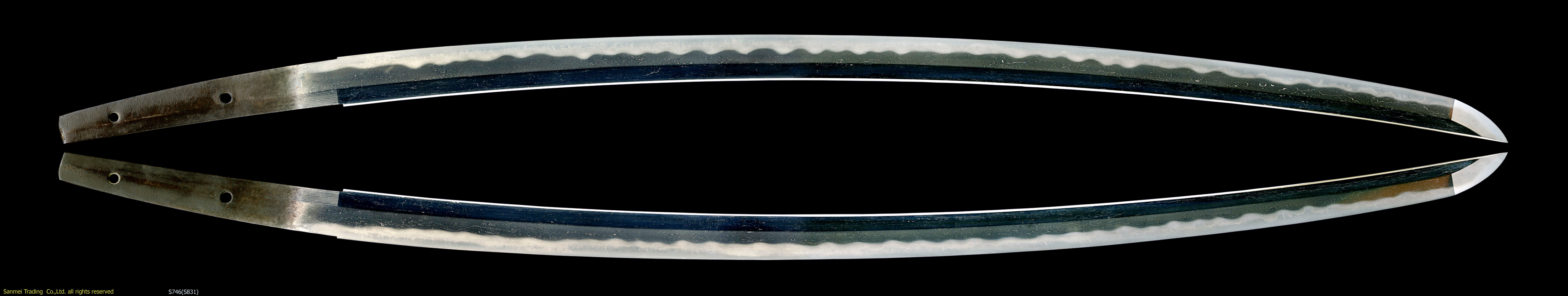 金梨子地七曜紋金切金金蒔絵鞘糸巻太刀拵 （九鬼家旧蔵品）